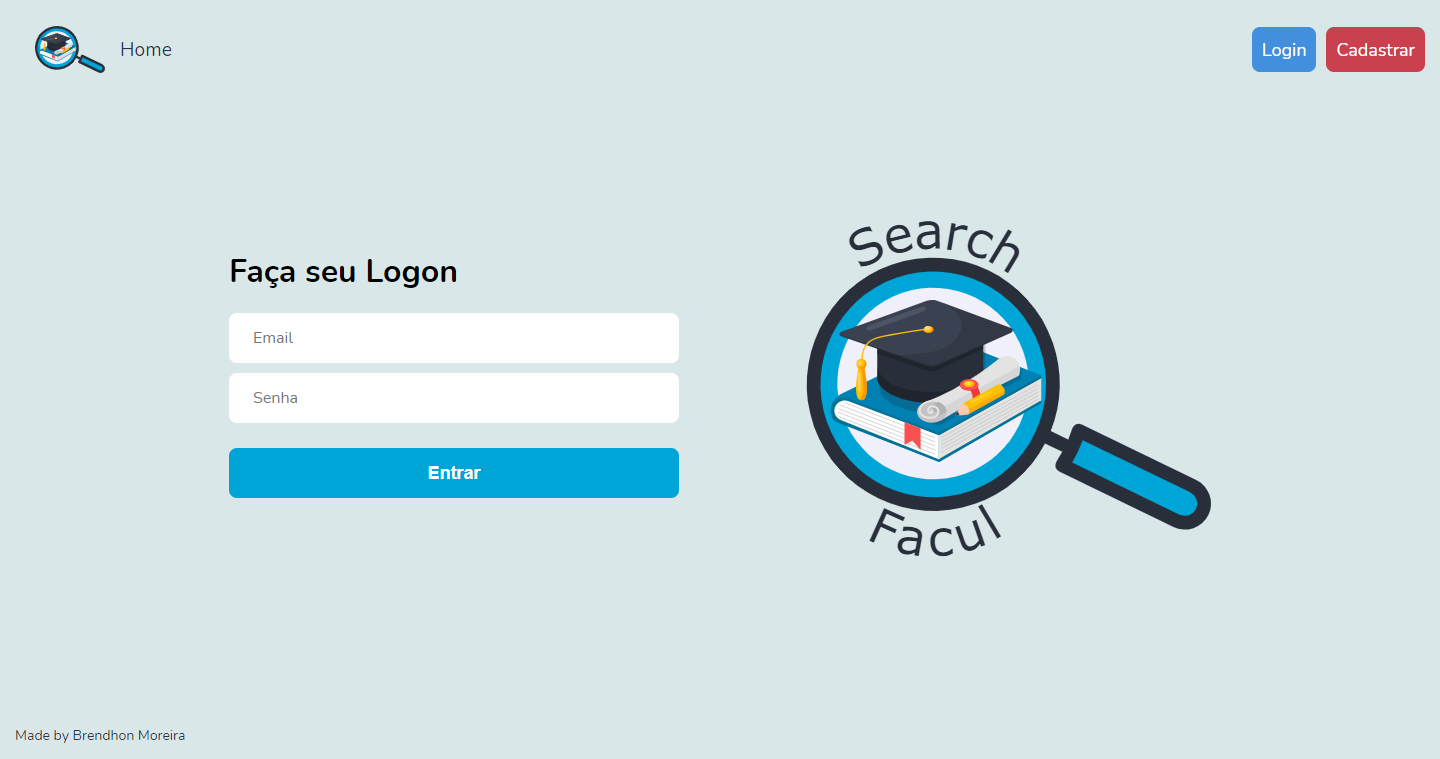 login page